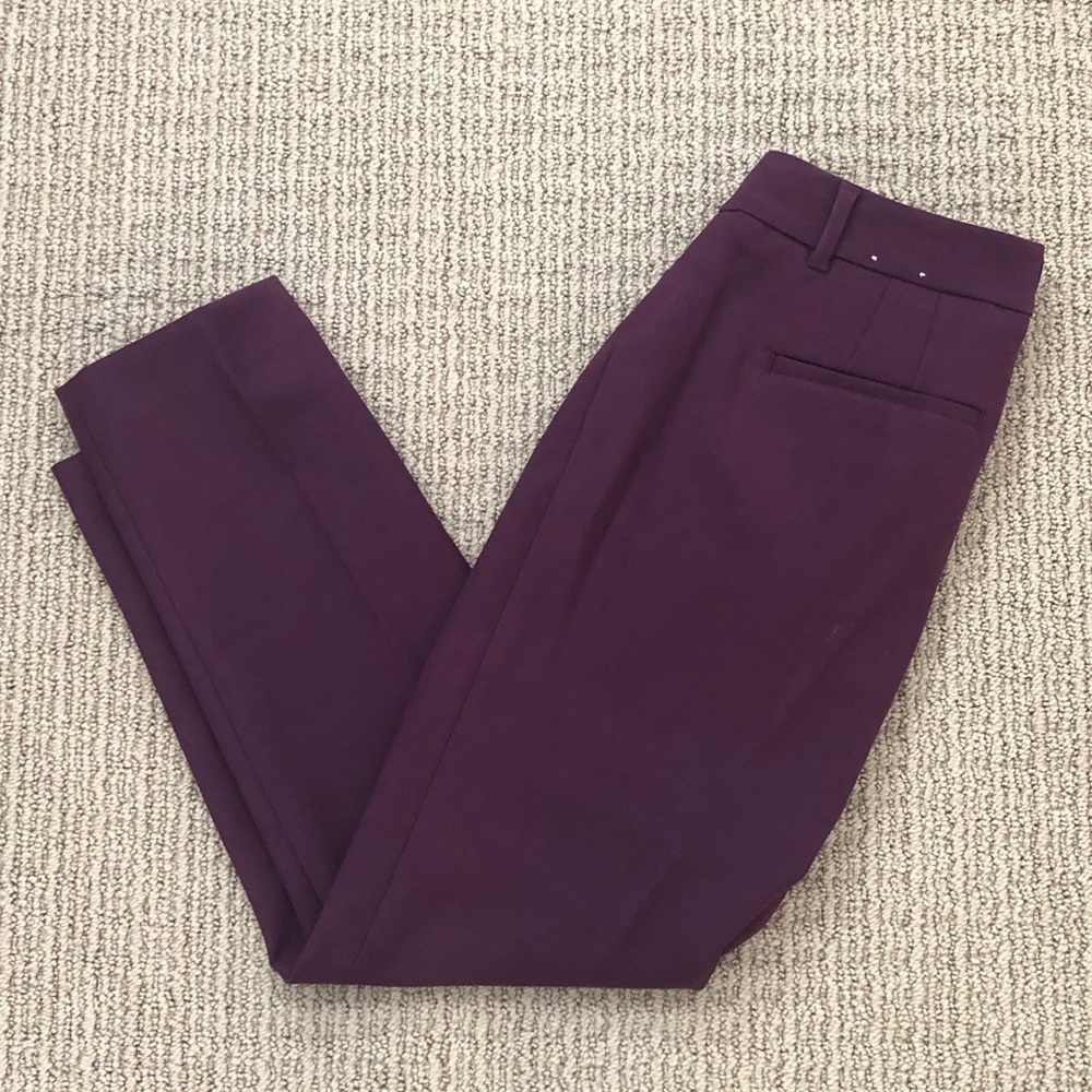 NWOT White House black market plum slacks - Picture 1 of 3